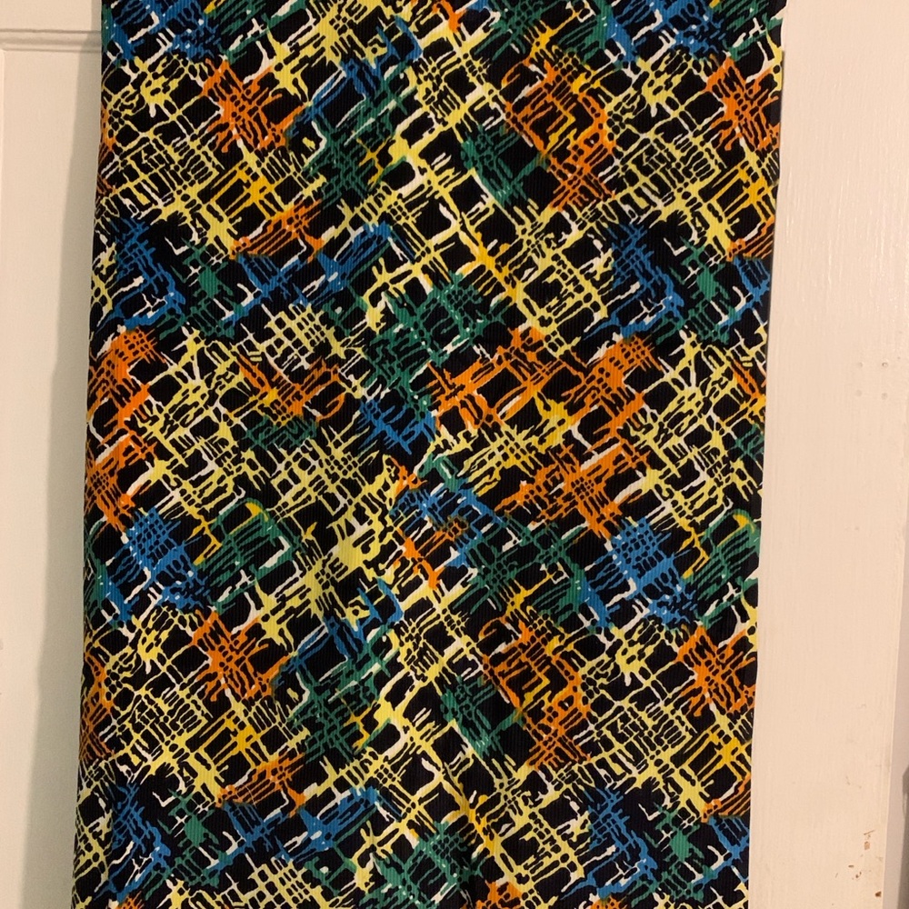 Brand New Cheerful Hatchmark Fabric- Made 2.4 M